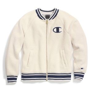 Champion Sherpa Collegiate Zip Up Jacket